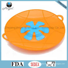 BPA Free Cooking Tool Silicone Pan Lid Over Spill Stopper Pot Lid SL17